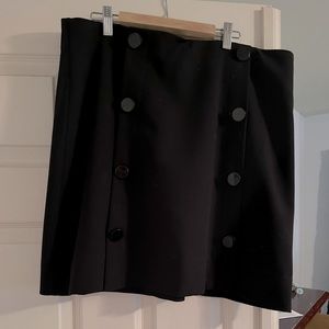 Black Skirt Loft Size 16